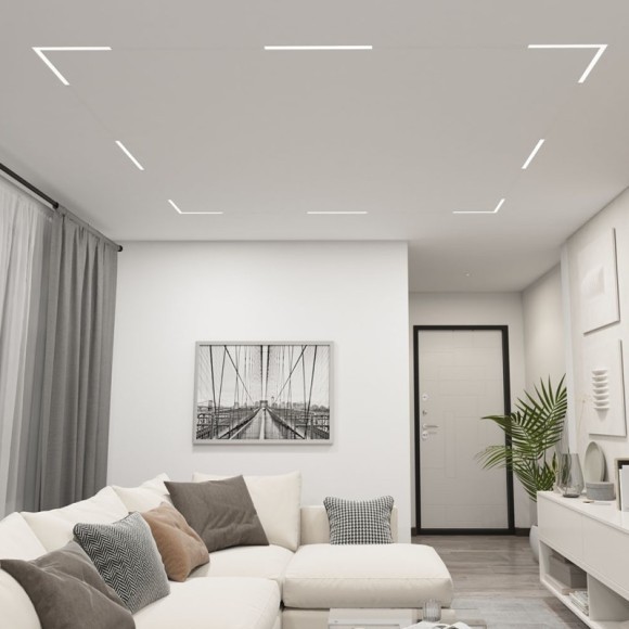 DK8004-WH Трековый магнитный светодиодный SMART (TUYA, Алиса, Wi-Fi, пам. настроек) светильник Denkirs SMART 220V CRI90+ 3000-6000К 1520Лм 120° 18Вт