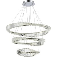 SL6204.101.03 Светильник подвесной ST-Luce Хром/Прозрачный LED 1*97W 4000K RITORTO
