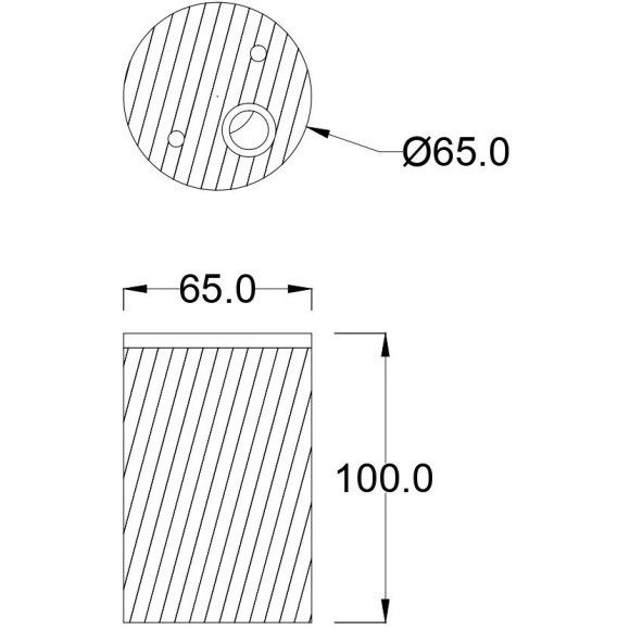 Уличный потолочный светильник Maytoni O307CL-01B Roll IP54 под лампу 1xGU10 50W