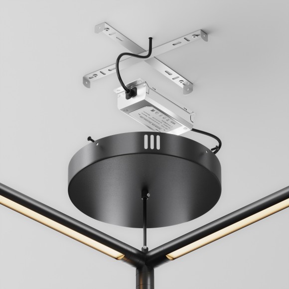 Потолочная чаша для ввода питания с блоком питания системы Maytoni Shelf CA031B-B Потолочная чаша для ввода питания с блоком питания системы Maytoni Shelf CA031B-B