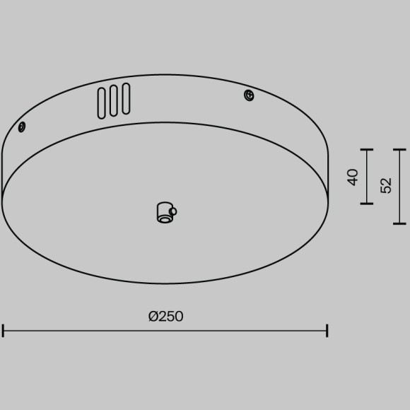 Потолочная чаша для ввода питания с блоком питания системы Maytoni Shelf CA031B-B Потолочная чаша для ввода питания с блоком питания системы Maytoni Shelf CA031B-B