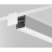 Алюминиевый профиль накладной-подвесной 50x50 (Серебро, 3 м), ALM-5050T-S-3M 633007