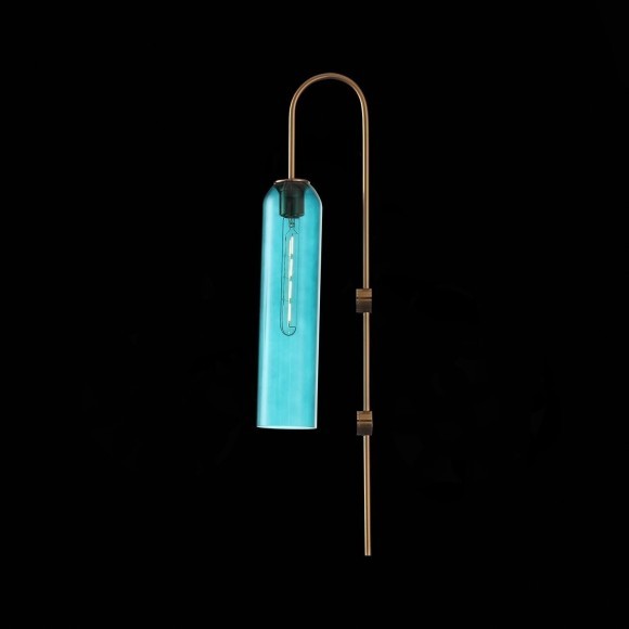 SL1145.381.01 Светильник настенный ST-Luce Латунь/Зелёный E27 1*60W CALLANA