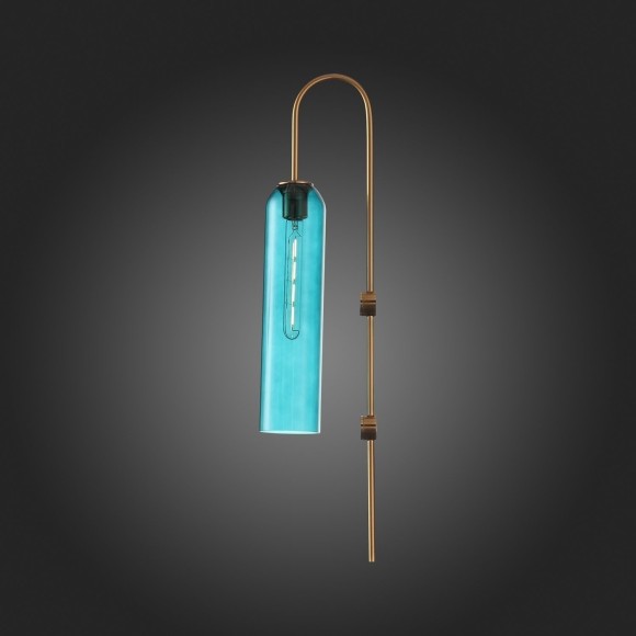 SL1145.381.01 Светильник настенный ST-Luce Латунь/Зелёный E27 1*60W CALLANA