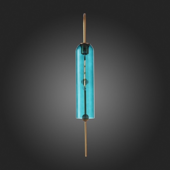 SL1145.381.01 Светильник настенный ST-Luce Латунь/Зелёный E27 1*60W CALLANA