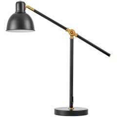 Настольная лампа Lumina Deco LDT 7736-1 BK+MD Настольная лампа Lumina Deco LDT 7736-1 BK+MD