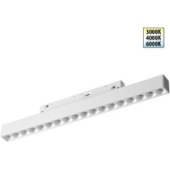 359622 Трековый светильник Novotech SHINO с переключ. цв. темпер. IP20 LED Ra90 Lm1170 3000К\4000К\6000К 18W 48V FLUM 359622 Трековый светильник Novotech SHINO с переключ. цв. темпер. IP20 LED Ra90 Lm1170 3000К\4000К\6000К 18W 48V FLUM