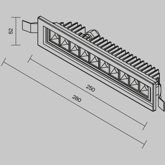 Встраиваемый светильник Outdoor O488DL-L12GF3K