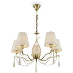 Люстра подвесная Freya FR2019PL-05BS Madeline под лампы 5xE14 40W Люстра подвесная Freya FR2019PL-05BS Madeline под лампы 5xE14 40W