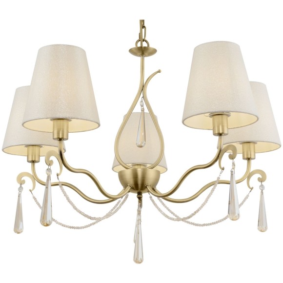 Люстра подвесная Freya FR2019PL-05BS Madeline под лампы 5xE14 40W