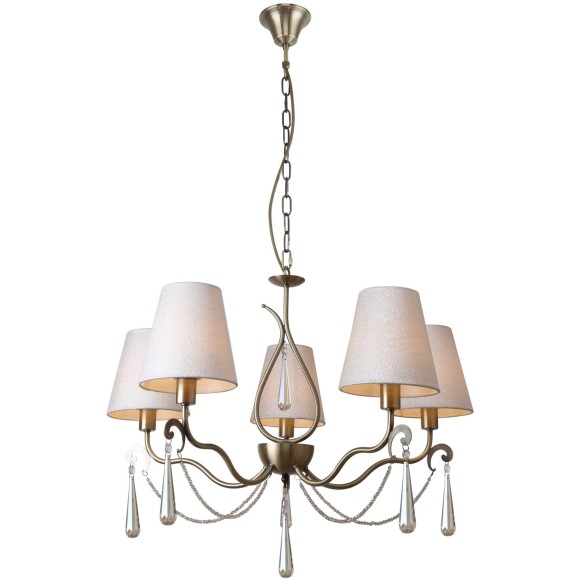 Люстра подвесная Freya FR2019PL-05BS Madeline под лампы 5xE14 40W