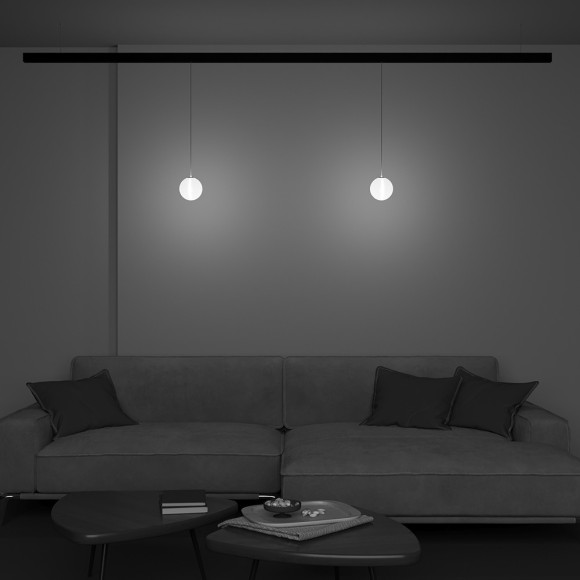 TR039-4-5WTW-DD-B Трековый магнитный SMART (App, DALI, Алиса) светодиодный светильник Maytoni Exility CRI90+ 2700-6000К 350Лм 360° 6Вт