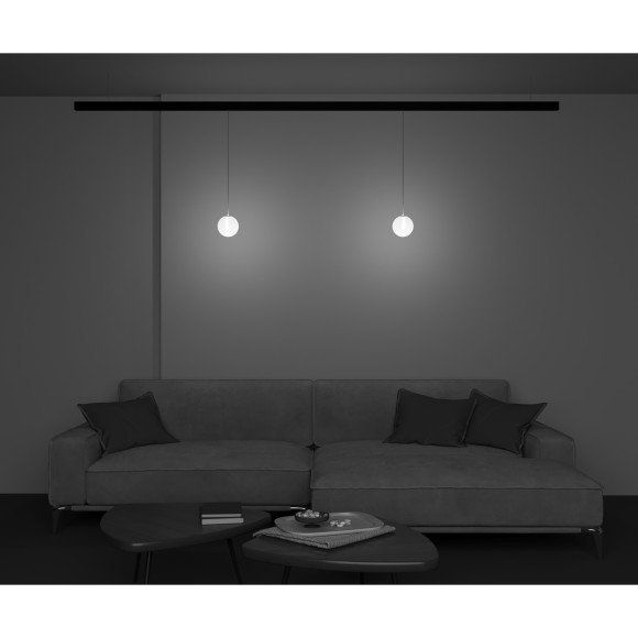 TR039-4-5WTW-DD-B Трековый магнитный SMART (App, DALI, Алиса) светодиодный светильник Maytoni Exility CRI90+ 2700-6000К 350Лм 360° 6Вт