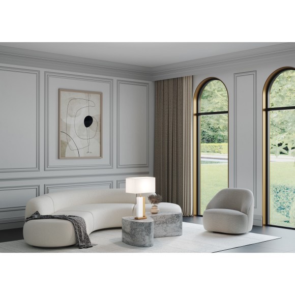 Декоративная настольная лампа Maytoni Z031TL-01BS Bianco под лампу 1xE27 60W