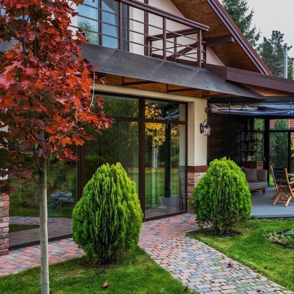 Уличный настенный светильник Maytoni O413WL-01BZ Albion IP44 под лампу 1xE27 60W