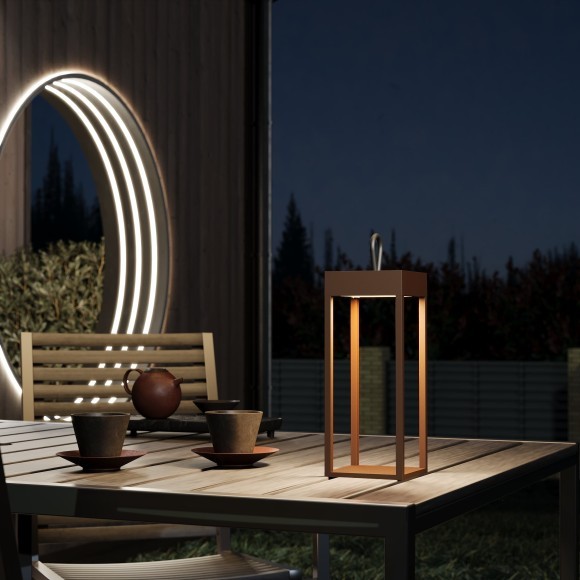 SL9521.603.01 Светильник подвесной ST-Luce Кортен/Кортен LED 1*4W 3000K PALO