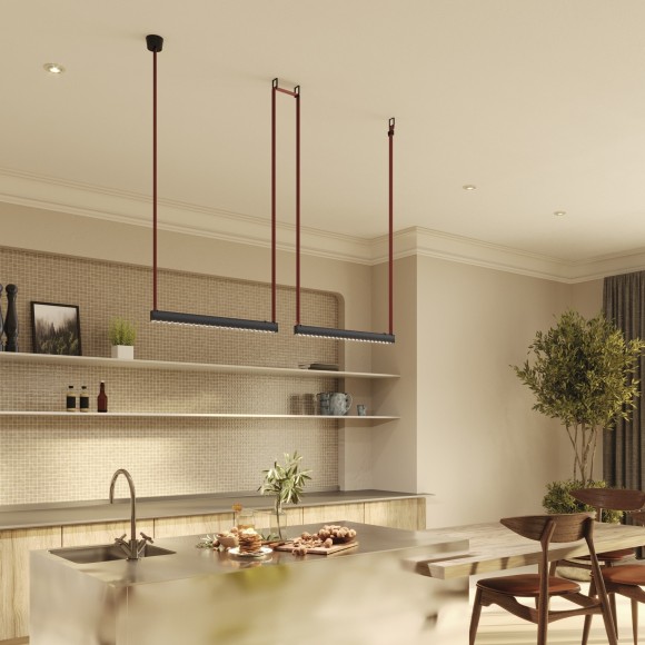 Светильник светодиодный на текстильный шинопровод Maytoni Parity TR128B-24W3K-M-B 1780лм 24Вт CRI90