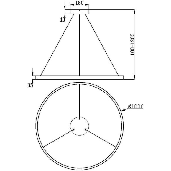 Подвесной светильник Maytoni MOD058PL-L54BK Подвесной светильник Maytoni MOD058PL-L54BK