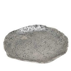 427039 FORLEYET Декоративная тарелка алюминий никель-античный D420 H40 427039 FORLEYET Декоративная тарелка алюминий никель-античный D420 H40