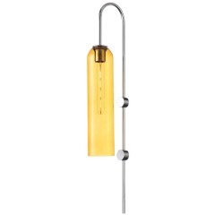 SL1145.191.01 ST Luce CALLANA Светильник настенный, E27,1х60W, хром/янтарный