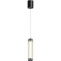 SL6224.403.01 Светильник подвесной ST-Luce Черный/Прозрачный LED 1*8W 4000K BAMBOO