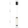 SL6224.403.01 Светильник подвесной ST-Luce Черный/Прозрачный LED 1*8W 4000K BAMBOO