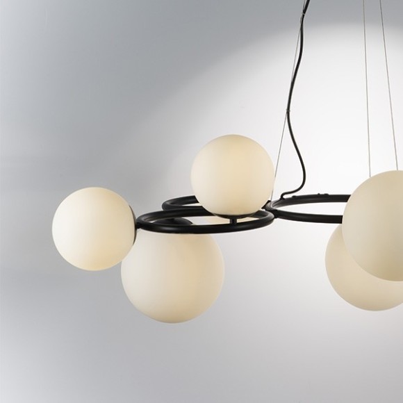 Люстра подвесная Lightstar 815097 Globo под лампы 9xG9 360W