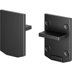 Комплект из 2 боковых заглушек для всех шинопроводов Maytoni Levity TRA184EC-1B Комплект из 2 боковых заглушек для всех шинопроводов Maytoni Levity TRA184EC-1B