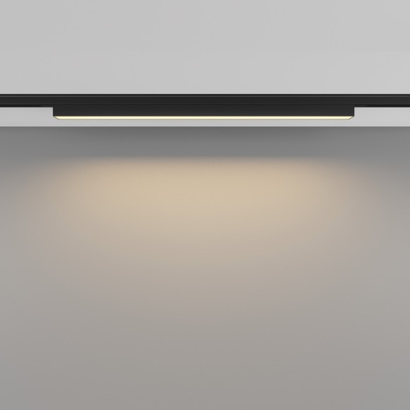 TR192-1-12W2.7K-B Ультратонкий трековый диммируемый по TRIAC 0/1-10V магнитный светодиодный светильник Maytoni Levity CRI90+ 2700К 330Лм 100° 12Вт