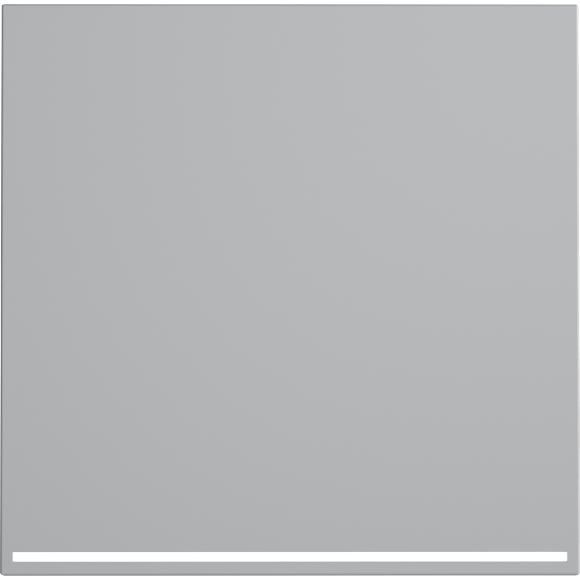 Клавиша для выключателя/переключателя одноклавишного с подсветкой, S70 (серый)