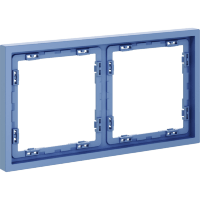 Рамка пластиковая VOLTUM S70 на 2 поста, (деним)