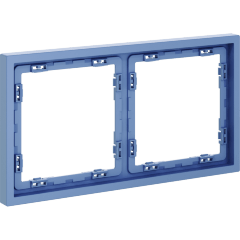 Рамка пластиковая VOLTUM S70 на 2 поста, (деним)