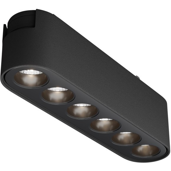 TR082-1-6W4K-M-B Трековый магнитный светодиодный светильник Maytoni Radity 48V CRI90+ 4000К 700Лм 36° 6Вт