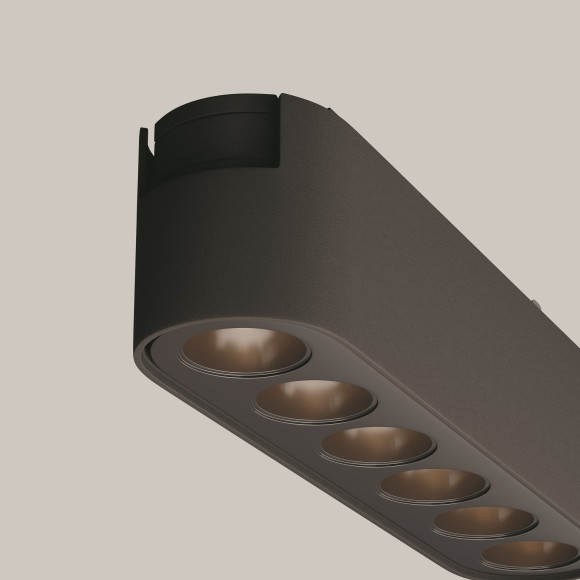 TR082-1-6W4K-M-B Трековый магнитный светодиодный светильник Maytoni Radity 48V CRI90+ 4000К 700Лм 36° 6Вт