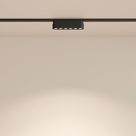 TR082-1-6W4K-M-B Трековый магнитный светодиодный светильник Maytoni Radity 48V CRI90+ 4000К 700Лм 36° 6Вт