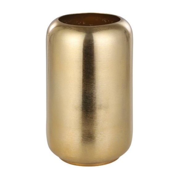 421046 ABUCAY Ваза декоративная металл матовая латунь H280 Ø170