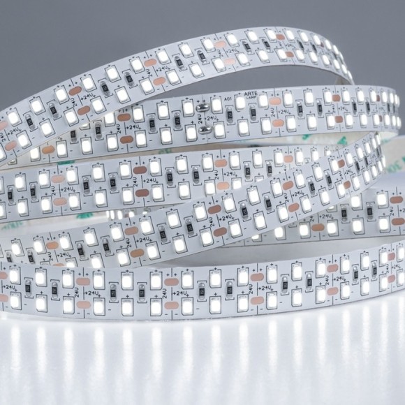 A2424015-02-4K Светодиодная лента 24В 20Вт/м 2200Лм/м 4000К CRI 90+ 15мм SMD2835 240шт/м 5м IP20