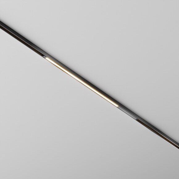 Maytoni EXILITY X TR240-4-12WTW-DSZ-B Трековый линейный светодиодный черный магнитный SMART светильник длиной 75см, полное управление по Zigbee 3.0, LED 12Вт 2700-6000K 690Лм CRI90 120° IP20 48В