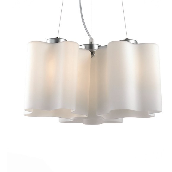 SL116.503.03 Люстра подвесная ST-Luce Серебристый/Белый E27 3*60W ONDE