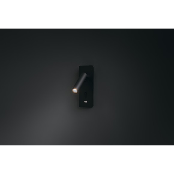 Бра для чтения светодиодное с выключателем и USB-портом Mirax C041WL-L3B3K