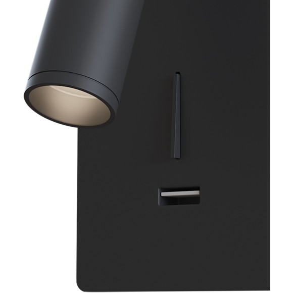 Бра для чтения светодиодное с выключателем и USB-портом Mirax C041WL-L3B3K