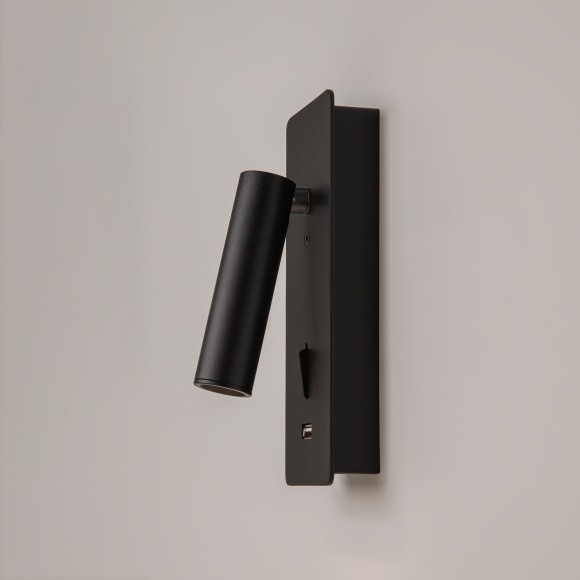 Бра для чтения светодиодное с выключателем и USB-портом Mirax C041WL-L3B3K