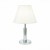SLE111304-01 Прикроватная лампа Хром/Белый E14 1*40W MONZA