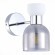 SLE1045-101-01 Светильник настенный Хром/Белый, Дымчатый E14 1*40W VENTO SLE1045-101-01 Светильник настенный Хром/Белый, Дымчатый E14 1*40W VENTO