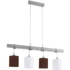 49927 Подвес TOWNSHEND 2, 4x60W (E27), L1000, B150, H1100, сталь, дерево, белая патина/текстиль, лен 49927 Подвес TOWNSHEND 2, 4x60W (E27), L1000, B150, H1100, сталь, дерево, белая патина/текстиль, лен