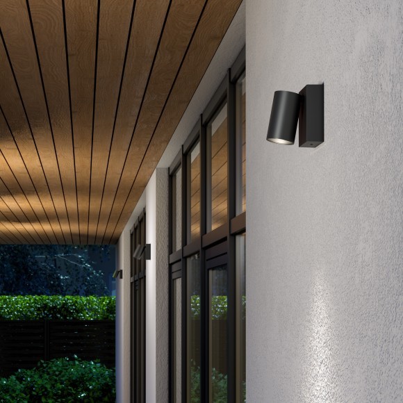 SL9515.401.01 Светильник уличный настенный ST-Luce черный/белый LED 1*9W 3000K DECK