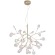 Светильник подвесной Crystal Lux EVITA SP36 GOLD/TRANSPARENT