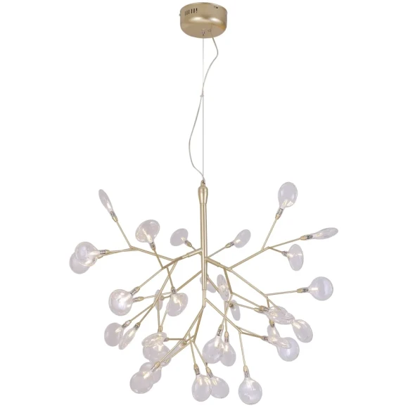 Светильник подвесной Crystal Lux EVITA SP36 GOLD/TRANSPARENT