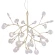 Светильник подвесной Crystal Lux EVITA SP36 GOLD/TRANSPARENT