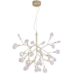 Светильник подвесной Crystal Lux EVITA SP36 GOLD/TRANSPARENT Светильник подвесной Crystal Lux EVITA SP36 GOLD/TRANSPARENT